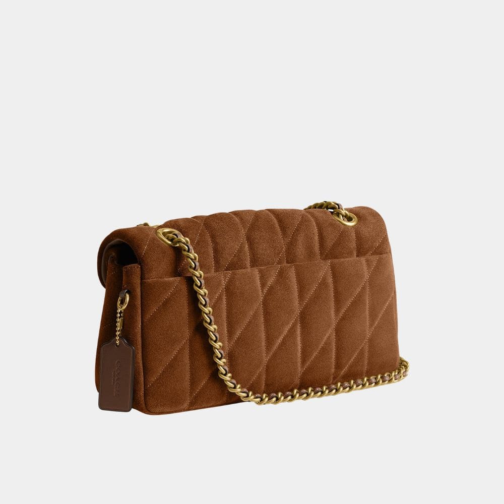 Quilted 26 Suede Bag