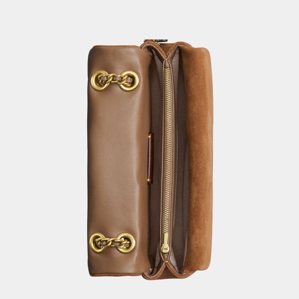 Quilted 26 Suede Bag