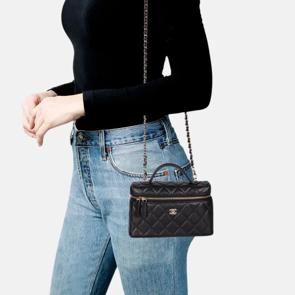 Vanity Top Handle Bag