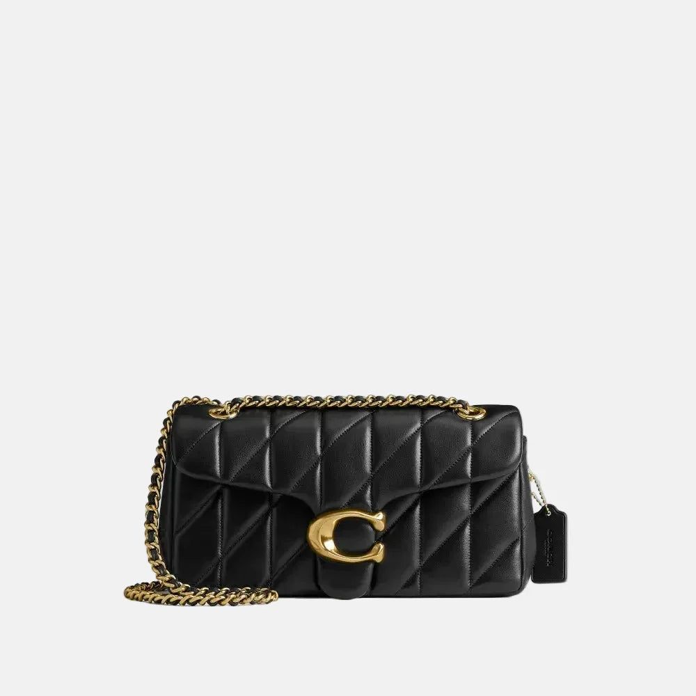 Quilted 26 Black Bag
