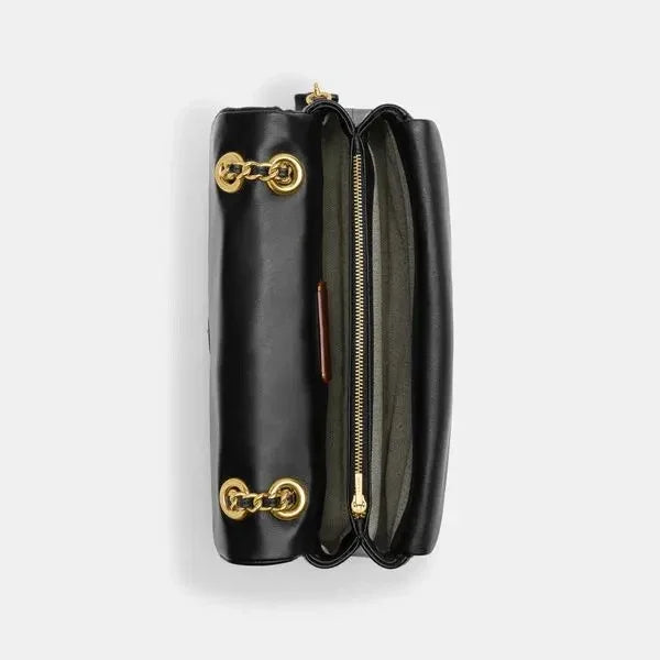 Quilted 26 Black Bag