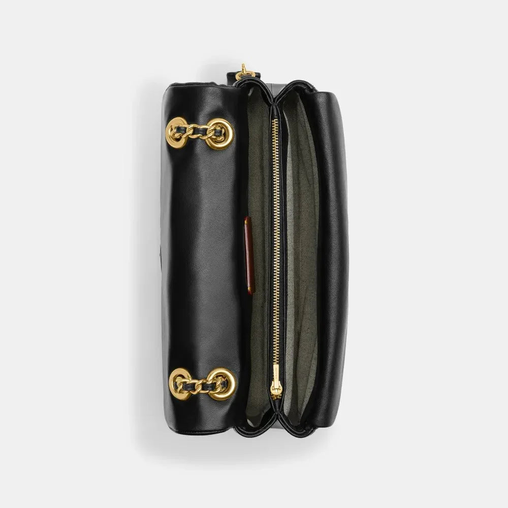 Quilted 26 Black Bag